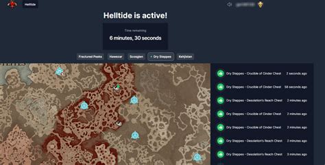 helltide tracker|helltide tracker for d4.